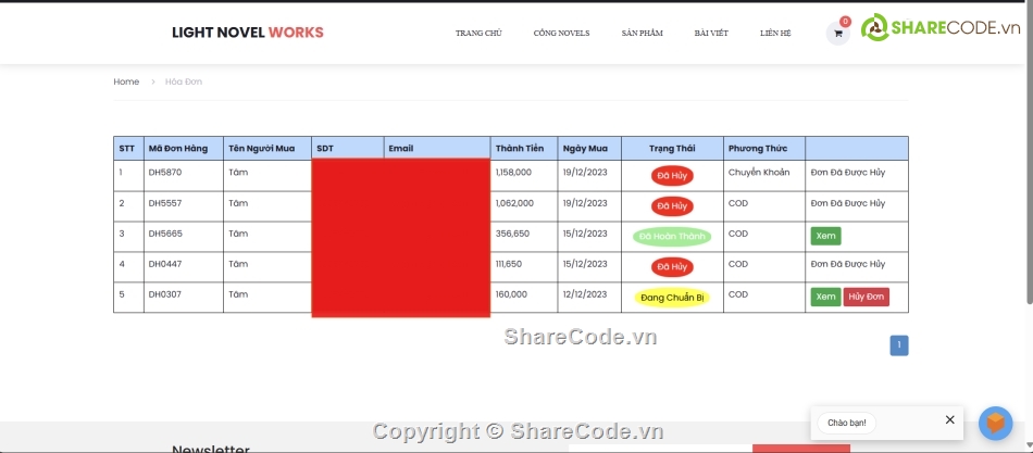 source code,Sách,mvc asp.net,Web Đọc Truyện Tranh